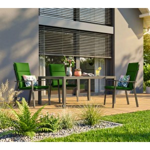 Poduszka na fotel CITY 4415 zielona