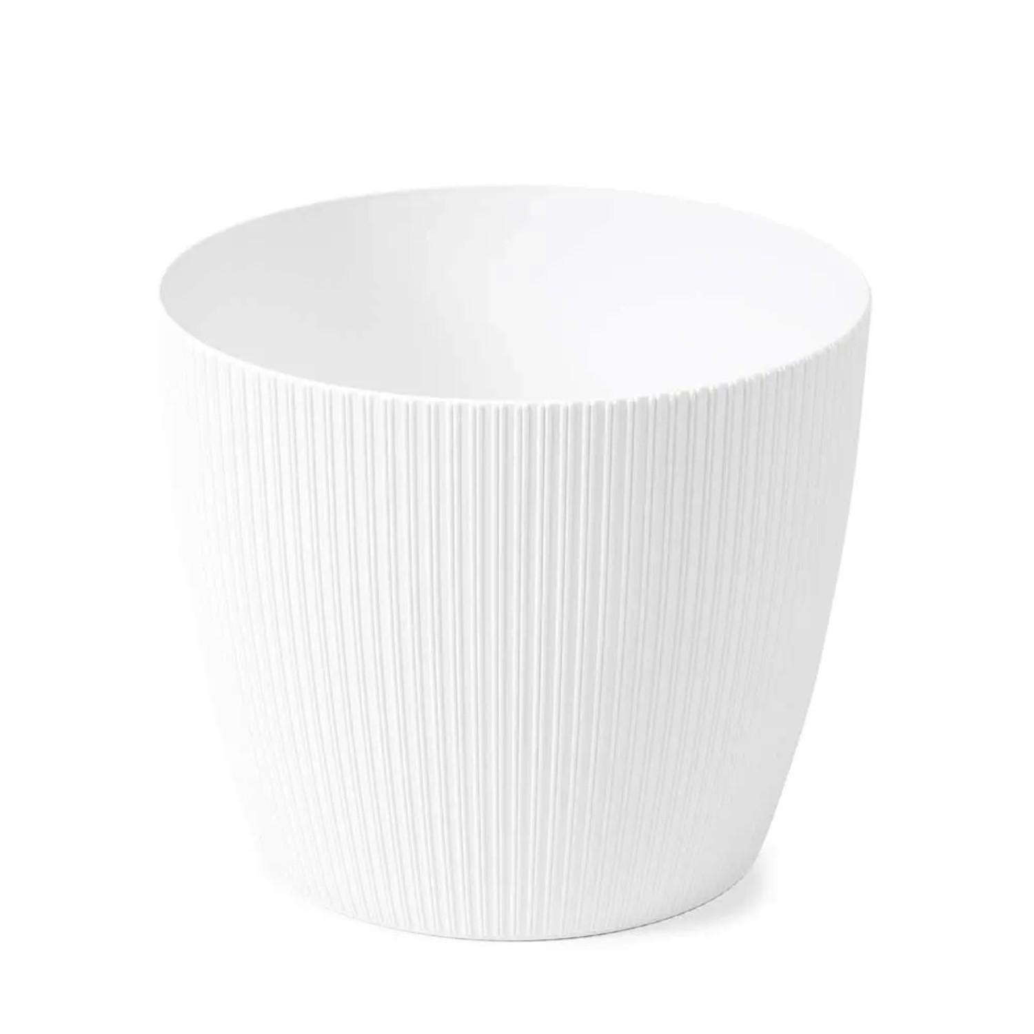 Osłonka Magnolia recycled biała - 14 cm