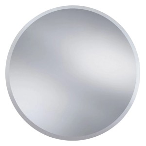 Okrągłe lustro bez ramy