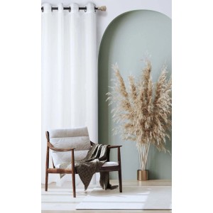 Firana Simple Chic na przelotkach szer. 140 cm x wys. 270 cm biała