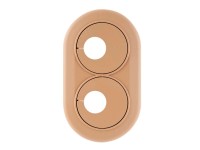 Rozeta podwójna, śr. 18 mm, kolor buk