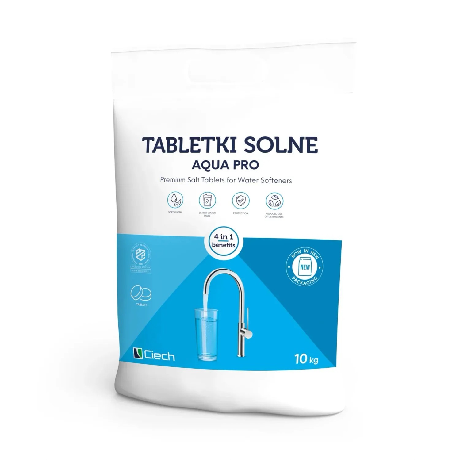Qemetica Sól do zmiękczania wody w tabletkach 10 kg