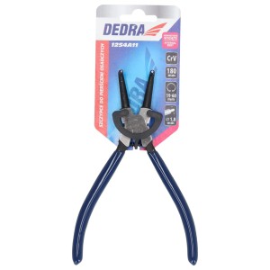 Dedra Szczypce Segera do pierścieni osadczych wewnętrznych wygięte 180 mm