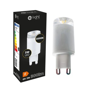 t.b.t. Żarówka LED G9, 3W, 3000K, biała obudowa.