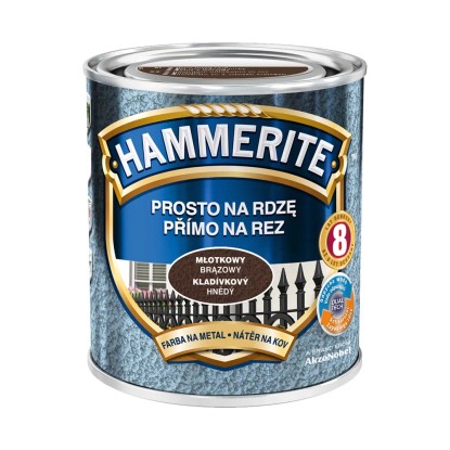 Hammerite Emalia antykorozyjna brązowa młotkowa 700 ml