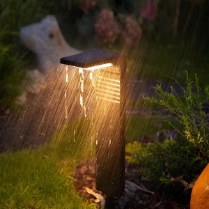 Eko-Light Lampa ogrodowa słupek solarny JOHNY 0,5W 3000K 100lm IP44 czarny
