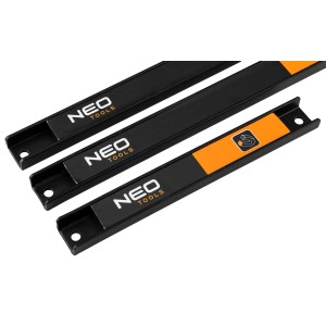 Zestaw listew magnetycznych NEO Tools, idealny do przechowywania narzędzi w zestawach narzędzi.