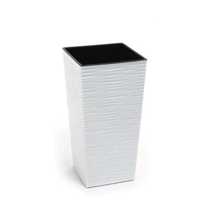 Lamela Doniczka FINEZJA dłuto biała 40 cm