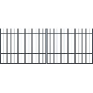 Brama ogrodzeniowa metalowa t.b.t., widok