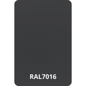 Antracytowa mata na ogrodzenie (RAL 7016).