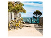 Obraz Glasspik YELLOW BIKE 30 x 30 cm