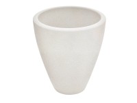 Osłonka Orchidea biała stone - śr. 18,5 cm