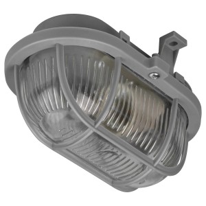 DPM Oprawa kanałowa 1xE27 40W IP44 plastikowa szara