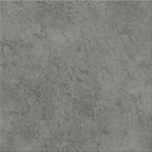 Szara płytka z matowym wykończeniem i delikatną strukturą.