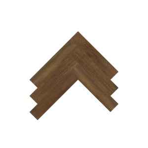 Panel winylowy t.b.t. w jodełkę, brązowy.