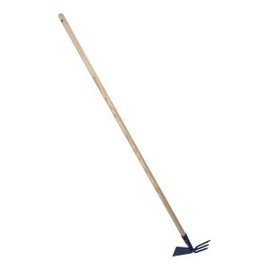 LUX Motyka ogrodowa podwójna z trzonkiem (140 cm) do prac ogrodowych i uprawy gleby.