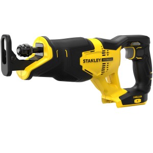 Akumulatorowy piła szablasta Stanley Fatmax V20, żółto-czarna, bez akumulatora i ładowarki.