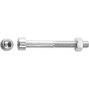 LUX-TOOLS Śruba + nakrętka metryczna imbusowa 8x20mm 6szt