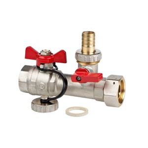 Valvex Zawór kulowy z obrotową nakrętką spust Spin 3/4" G3/4