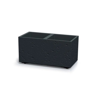 Prosperplast Donica Sierra czarna - 58 x 29 x 29 cm