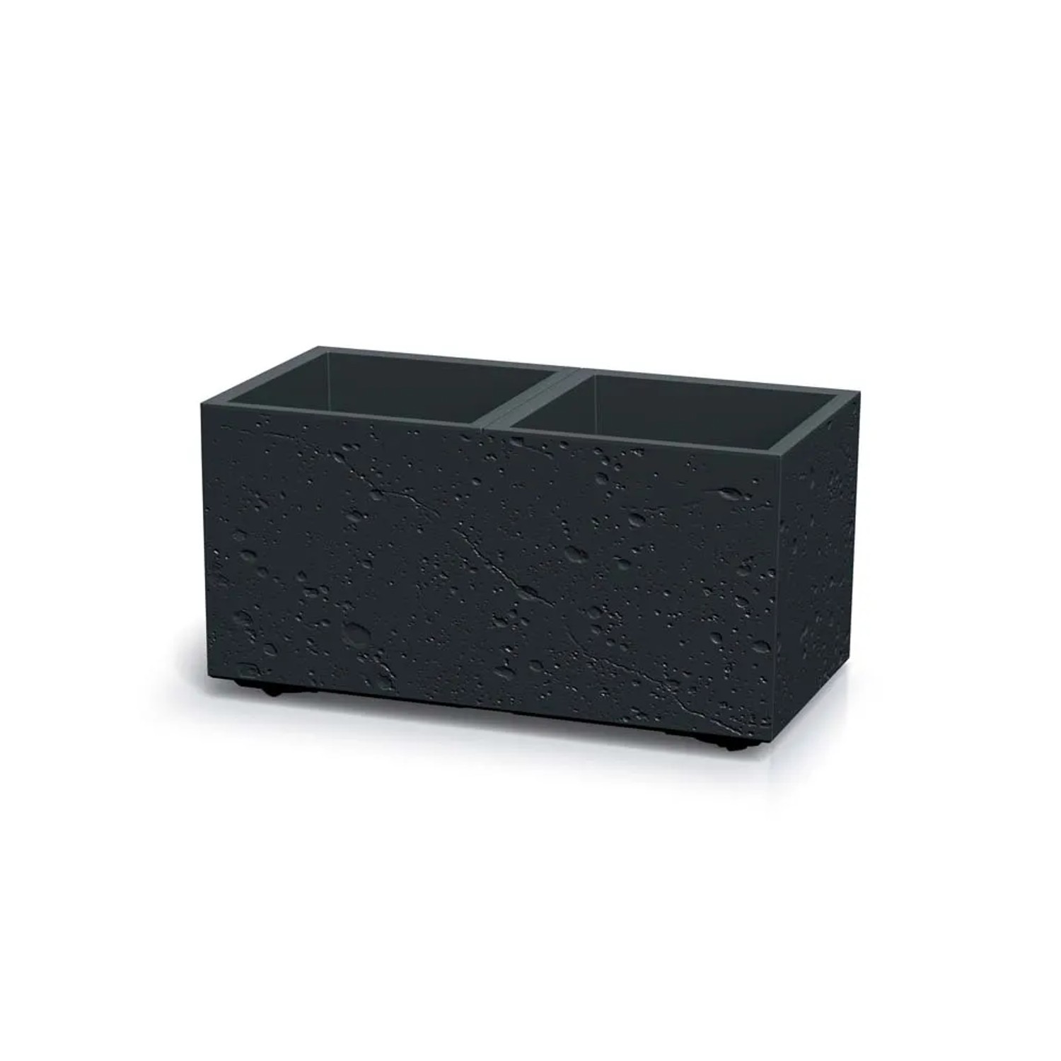 Prosperplast Donica Sierra czarna - 58 x 29 x 29 cm