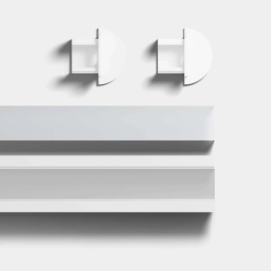 Eko-Light Profil LED wpuszczany MB zestaw z kloszem mlecznym 2 m biały