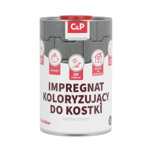 Puszka impregnatu koloryzującego do kostki t.b.t., antracyt. Akcesoria do płytek.