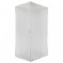 Kabina kwadratowa Malibu SQ 80 chrom crepi 77x77x190