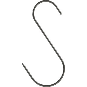 Metalowy hak w kształcie litery S do winiarstwa i przetwórstwa.