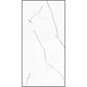 Gres szkliwiony polerowany Solenna Bianco 60 x 120 cm