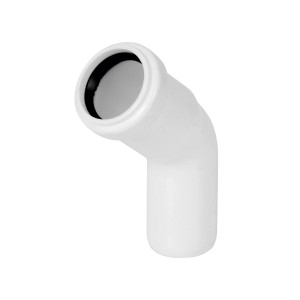 Biała rura Kolanka HT, kolanko do rur odpływowych.