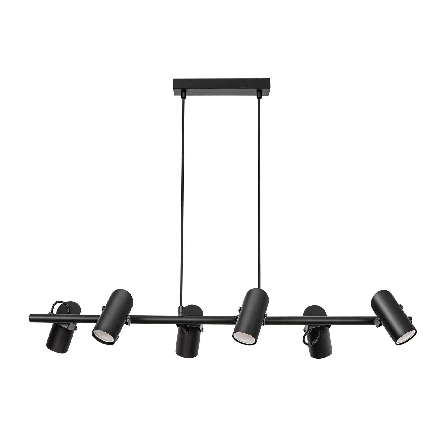 Rabalux Lampa wisząca Maximillian 6x25W GU10 czarna