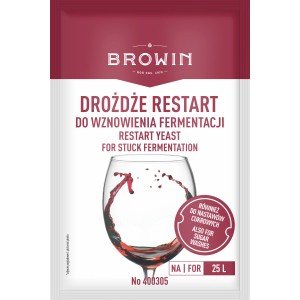 Browin Restart Drożdże do winiarstwa, odpowiednie do 25L.