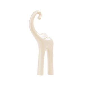 Figurka Słoń krem wys. 35 cm