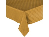 Obrus CHIC CUBE złoty 140 cm x 300 cm