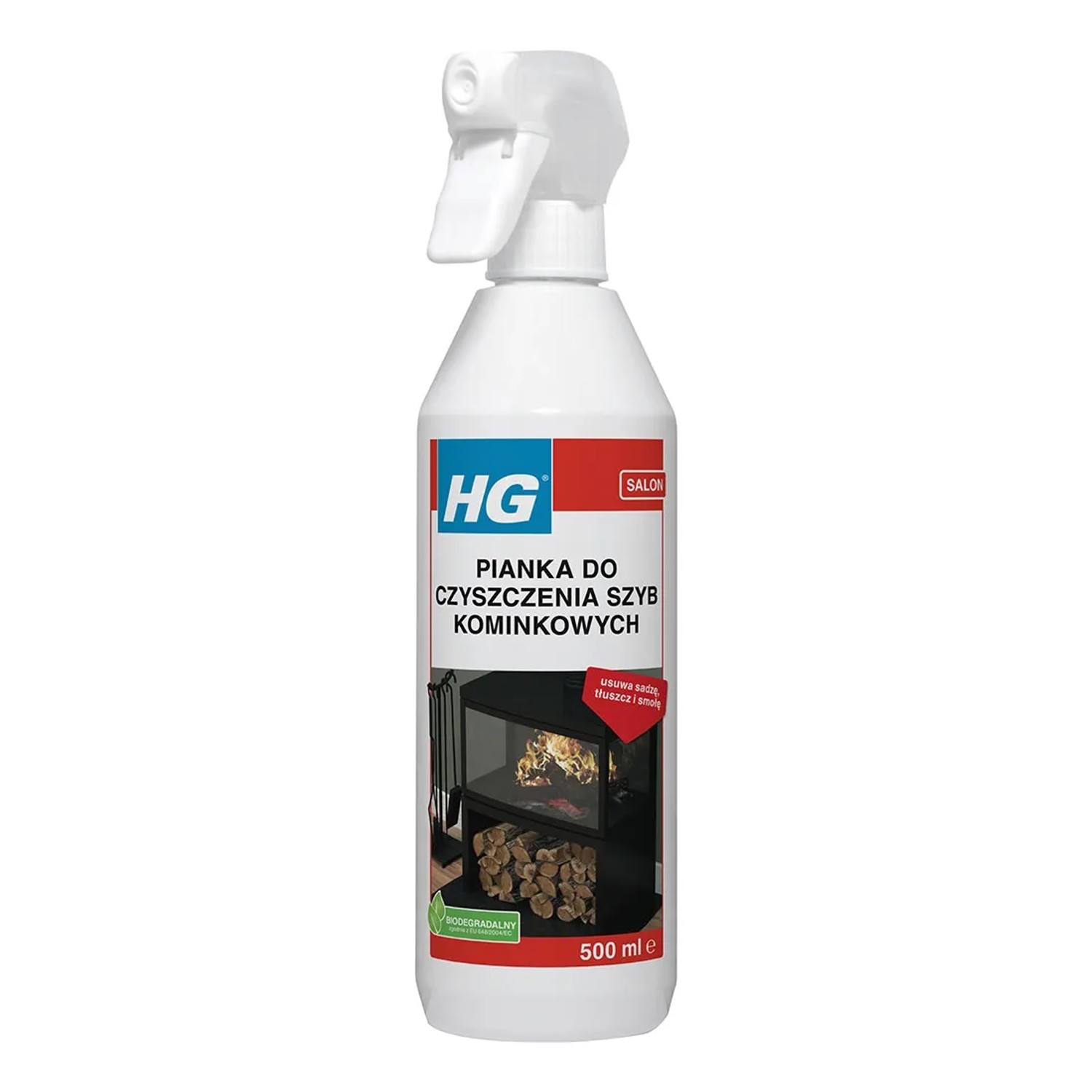 HG Pianka do czyszczenia szyb kominków 0,5 l