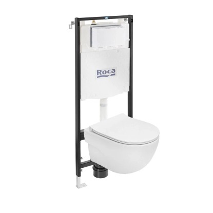 Roca Zestaw podtynkowy Alegra bezkołnierzowa bez przycisku