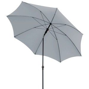 Parasol ogrodowy MY ZONE jasnoszary - śr. 200 cm