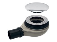 Geberit Syfon brodzikowy czyszczony od góry niski d90 chrom