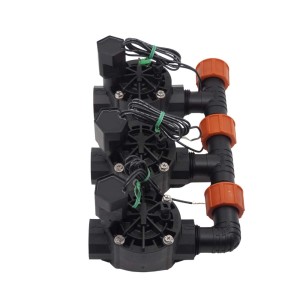 t.b.t. do nawadniania podziemnego, kolektor wielokrotny z zaworami i złączkami.