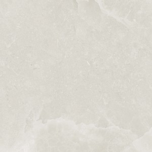 Jasna płytka podłogowa z efektem marmuru, idealna do nowoczesnych pomieszczeń mieszkalnych.