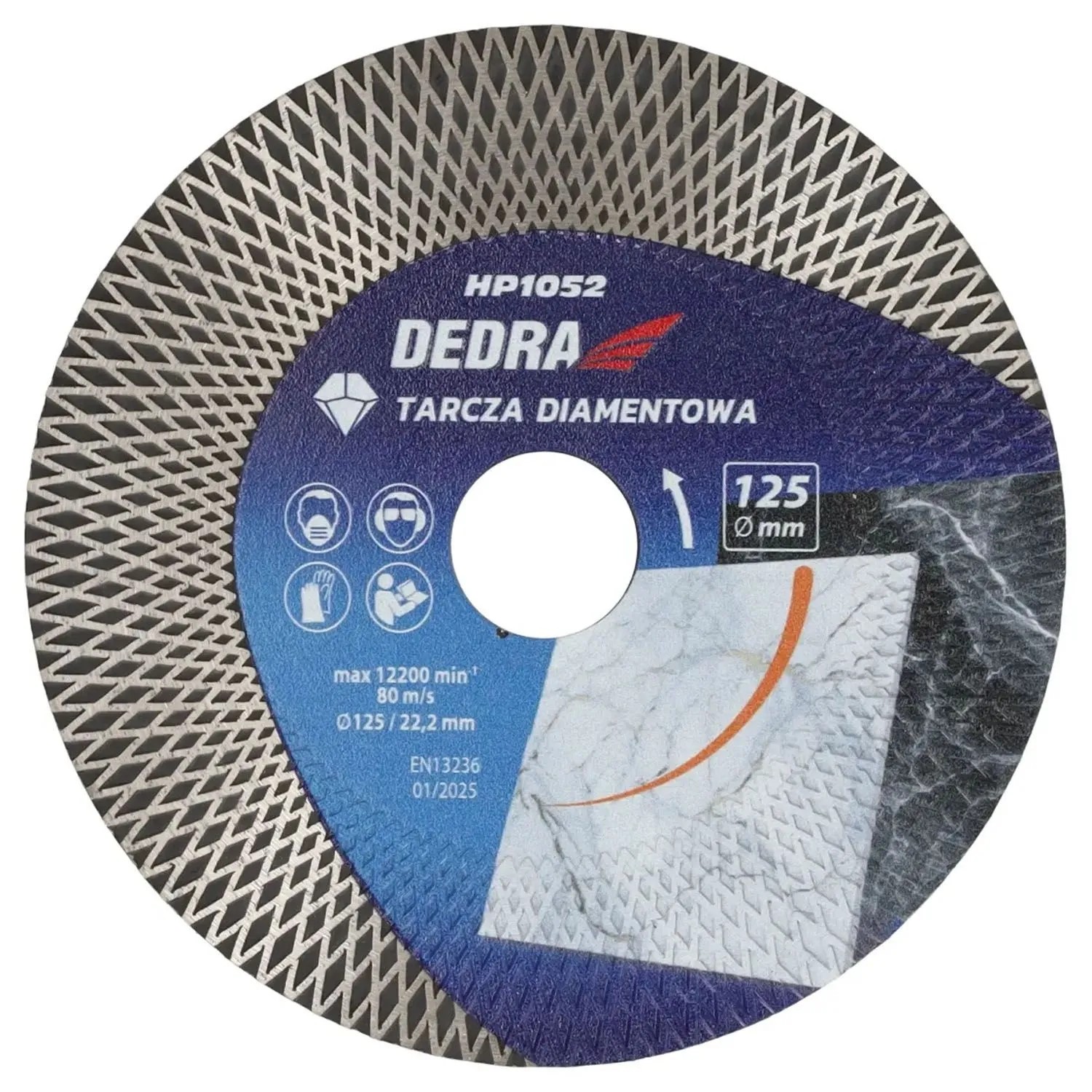 Dedra Tarcza diamentowa H1052 125 mm