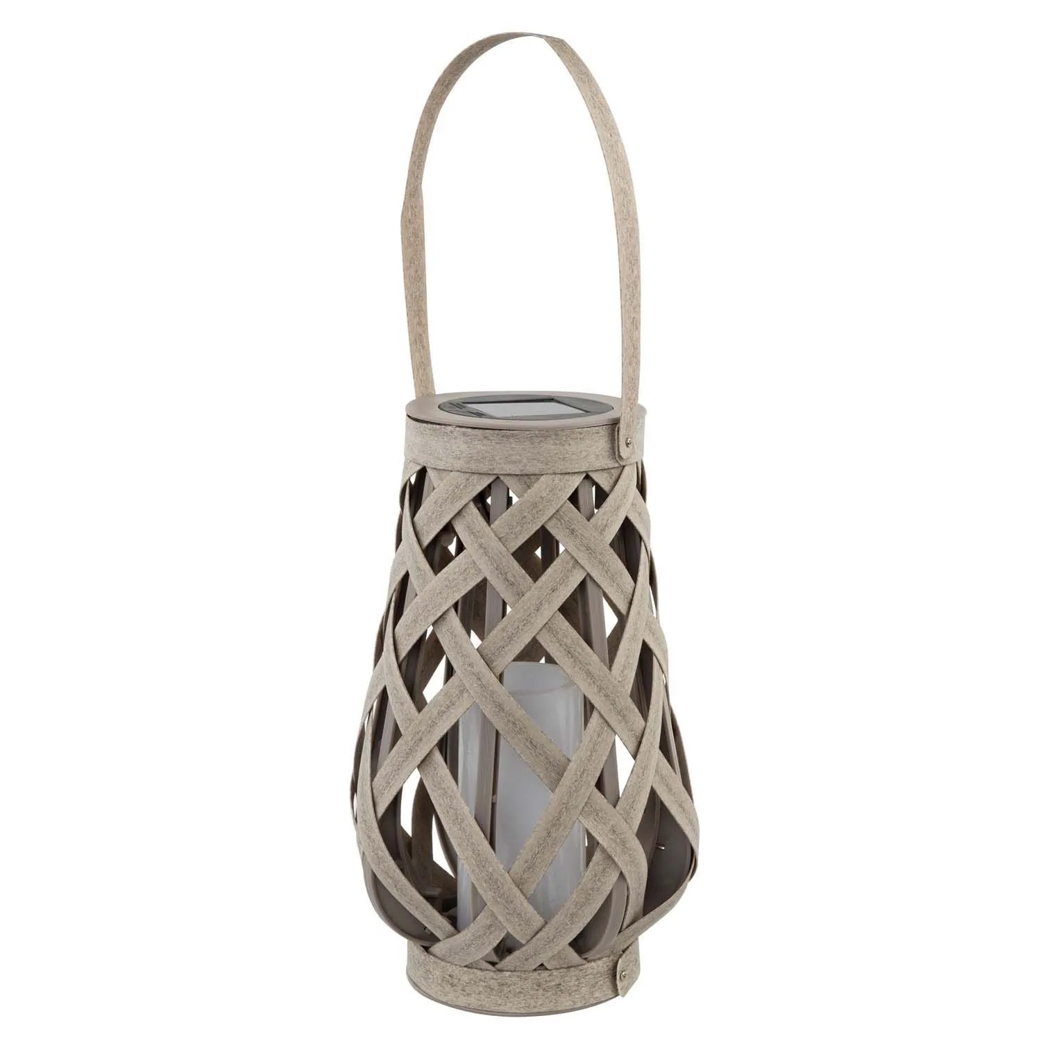 4iQ Latarenka solarna MIGOTKA 1xLED szara