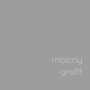 Próbka koloru farby do łazienek t.b.t. w odcieniu MOCNY Grafit.