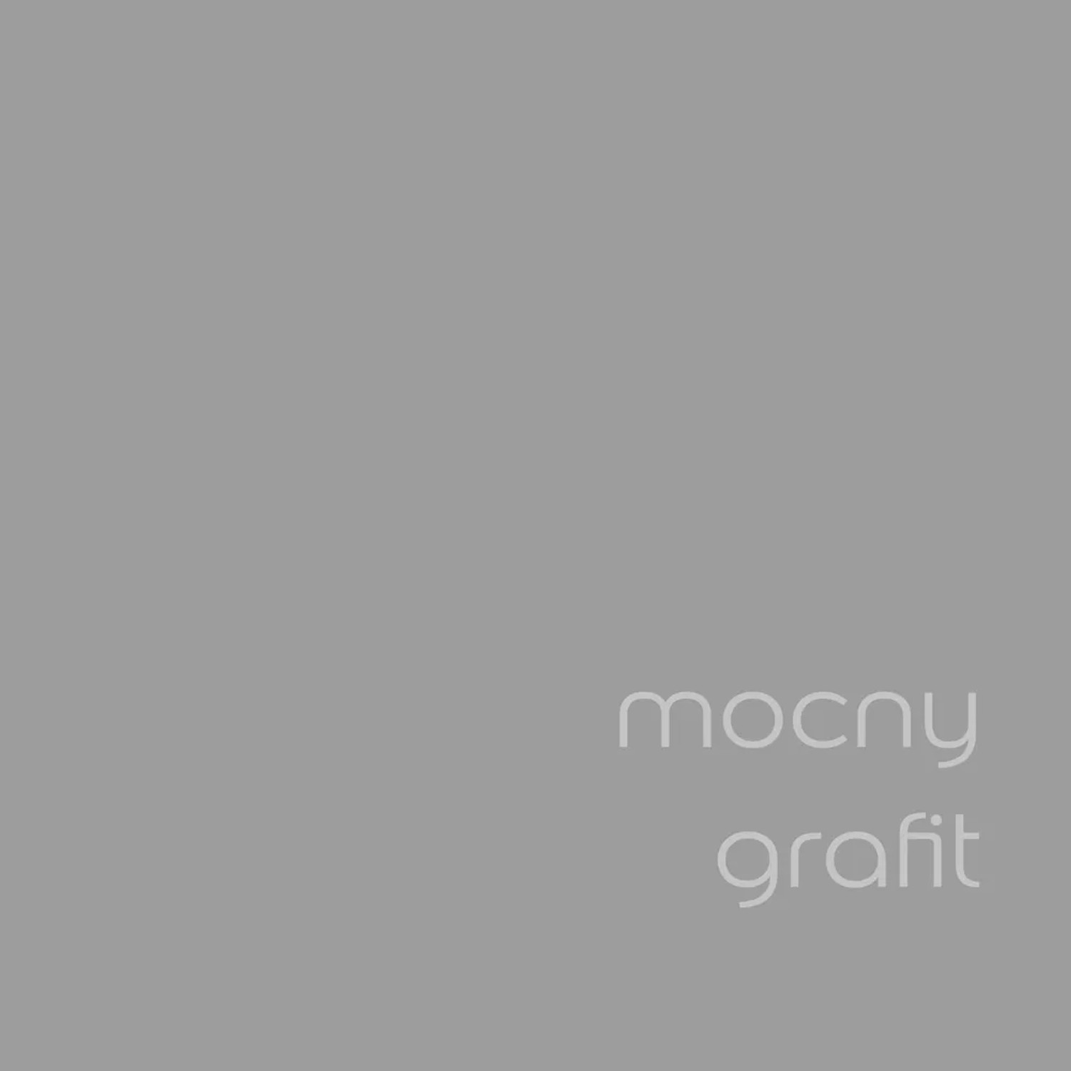 Próbka koloru farby do łazienek t.b.t. w odcieniu MOCNY Grafit.