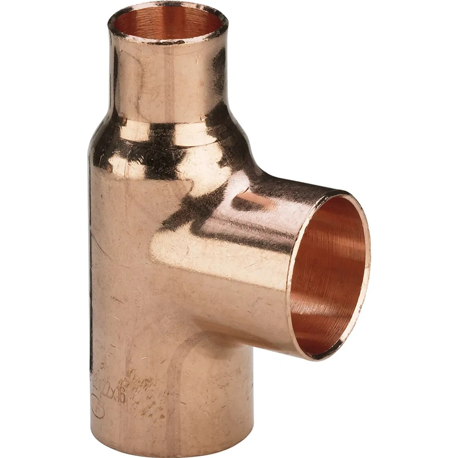 Trojnik redukcyjny 18x15x18mm miedź