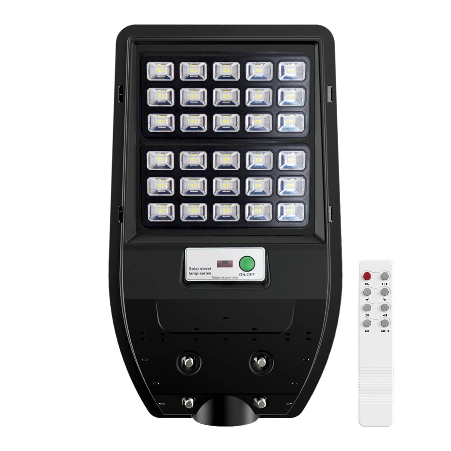 Eko-Light Latarnia solarna Via z pilotem 50W 6000K 500Im IP65 czarna