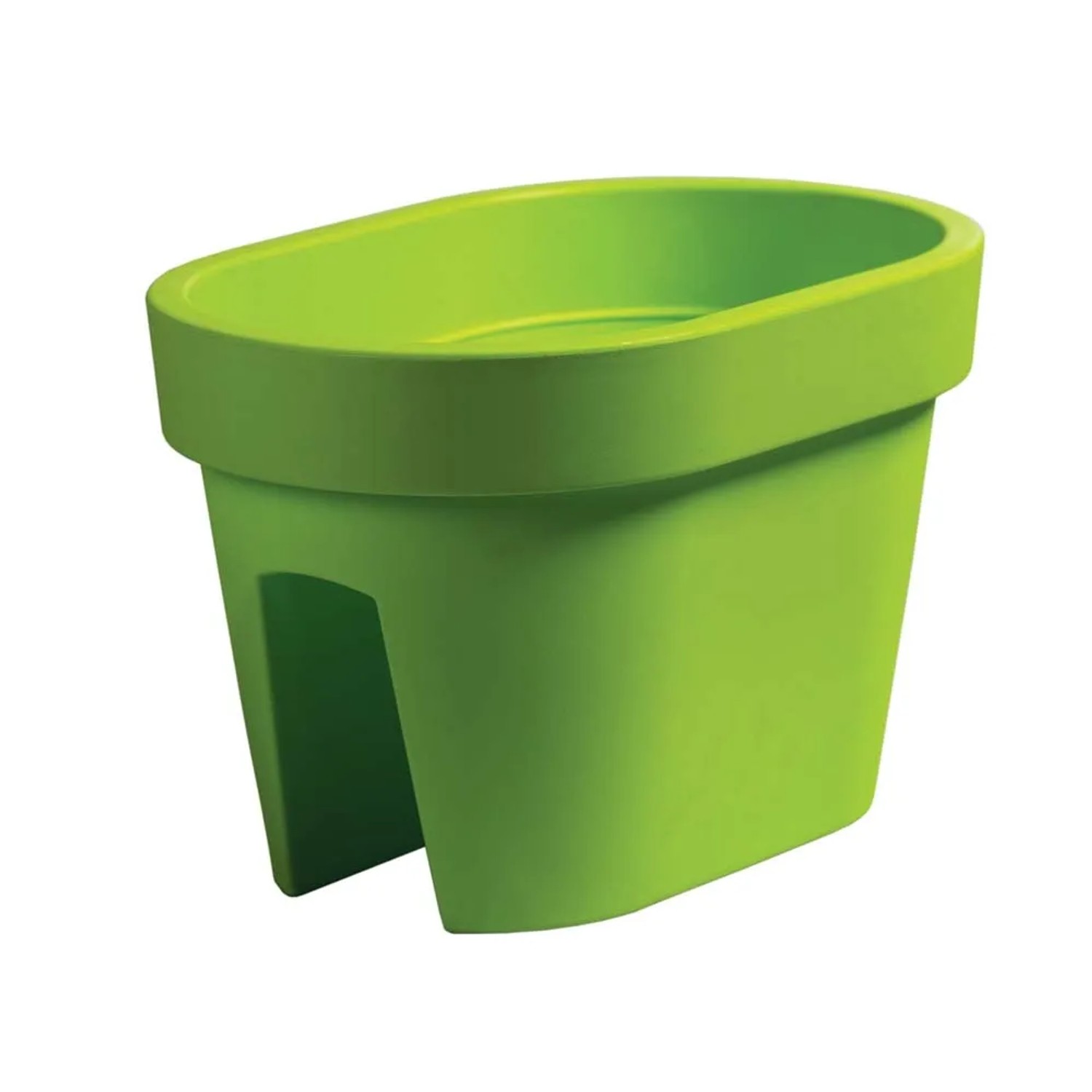 Prosperplast Doniczka balkonowa Lofly Raili 39,6 cm limonka 27,3 l