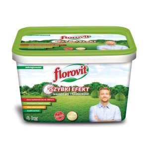 Florovit nawóz do trawników szybki efekt, 4 kg, do pielęgnacji i nawożenia trawnika.