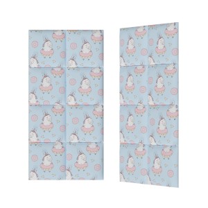 Panele ścienne t.b.t. ze wzorem jednorożca.